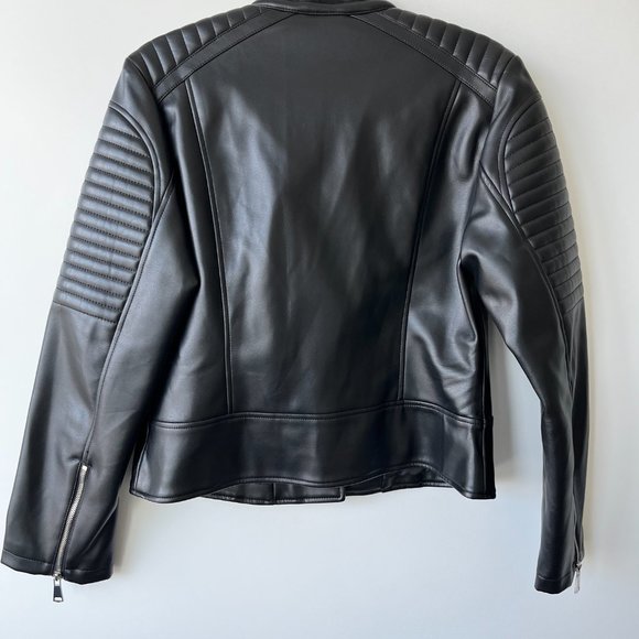 Zara Vegan Leather Jacket - Picture 2 of 2